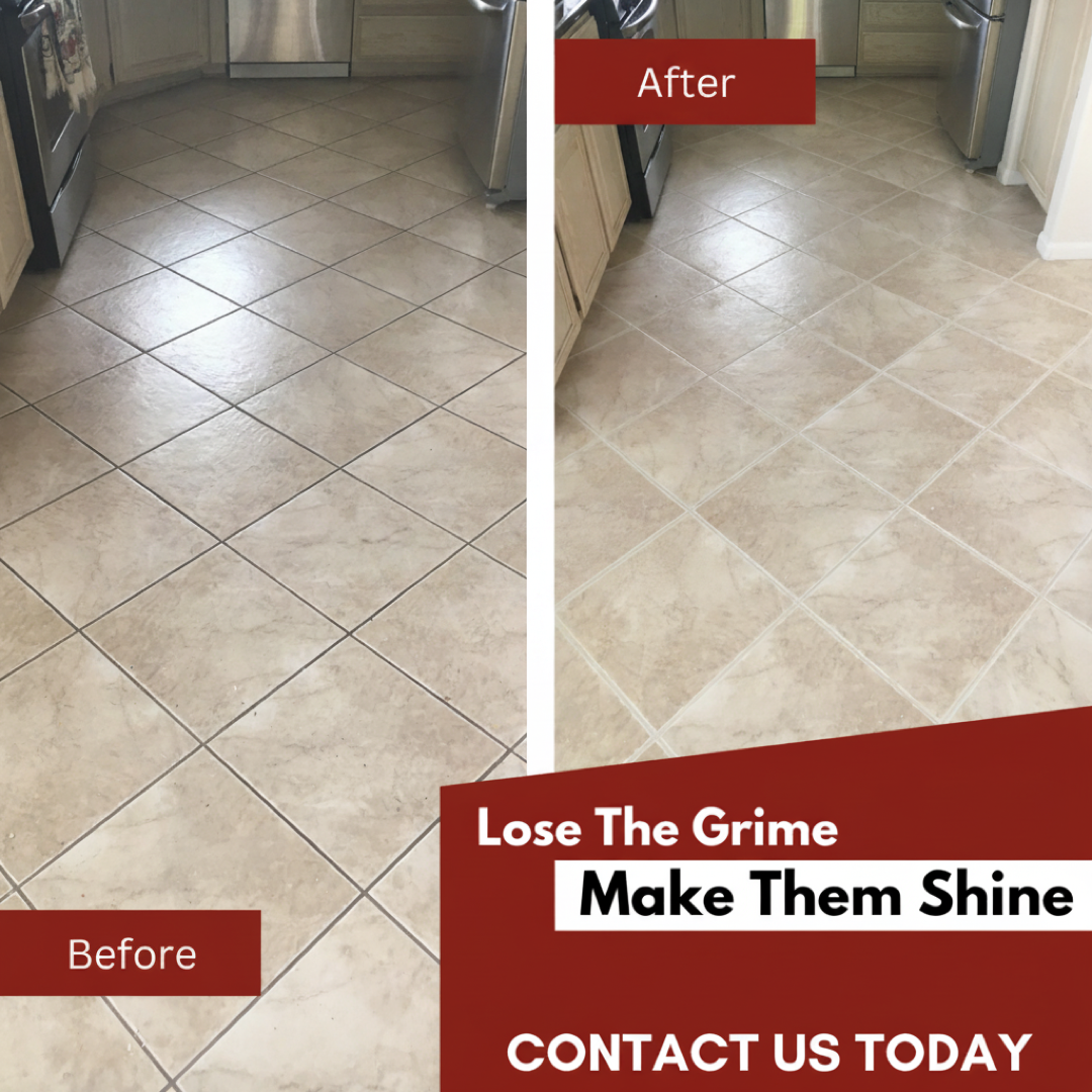 Tile and grout before and after by Empire Grout in Phoenix #3
